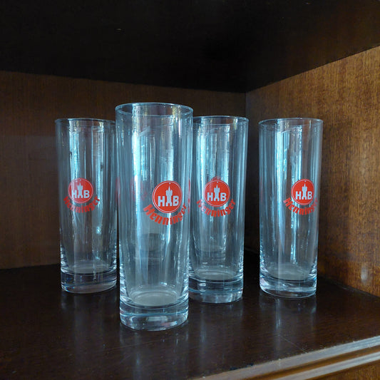 Set/6 Bicchieri Birra Hb Henninger Vinage