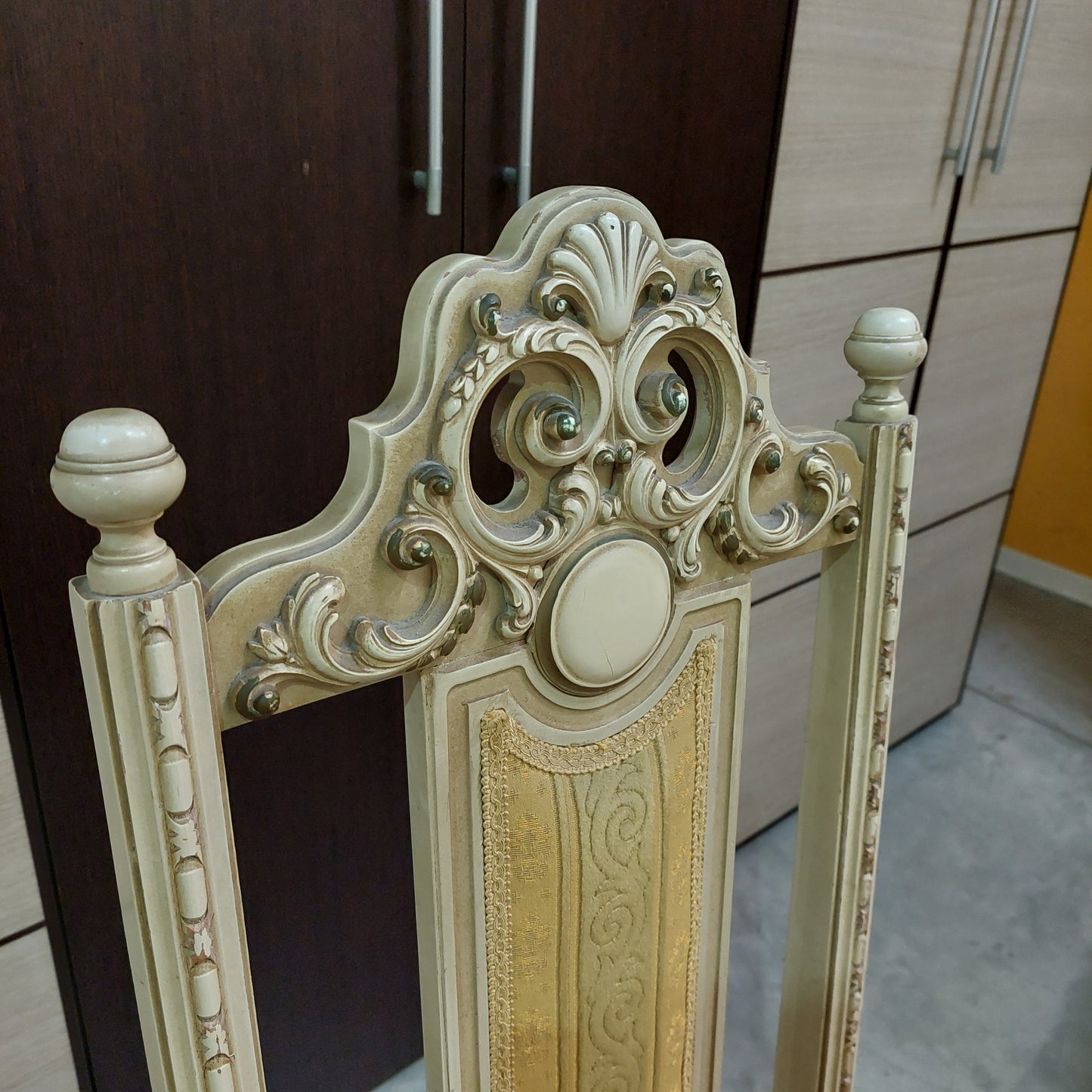 Sedia * Legno Imbottita Stile Veneziano