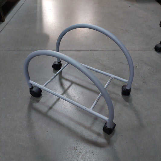 Portariviste Curvo In Ferro Grigio Cm50x30x38