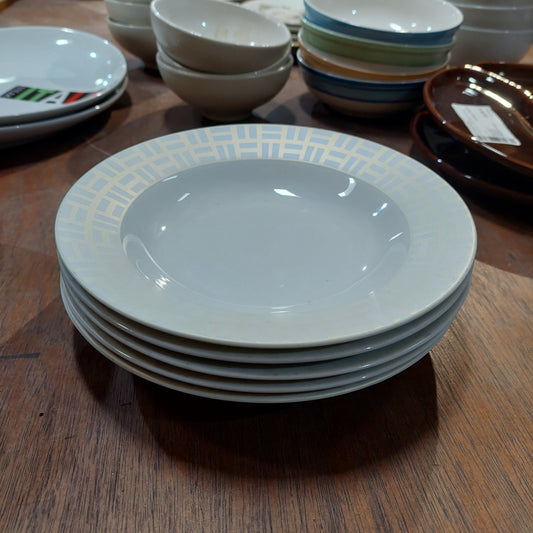 Set/5 Piatti Fondi Porcellana* Bodum