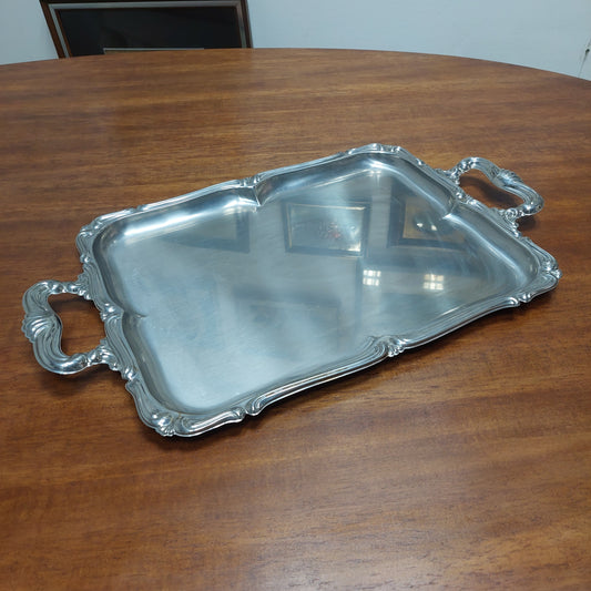 Vassoio Acciaio Inox Alfra Alessi 18/10 Vintage Anni 60