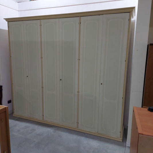 Armadio* 6 Ante Beige/verde Cm283x58x250h