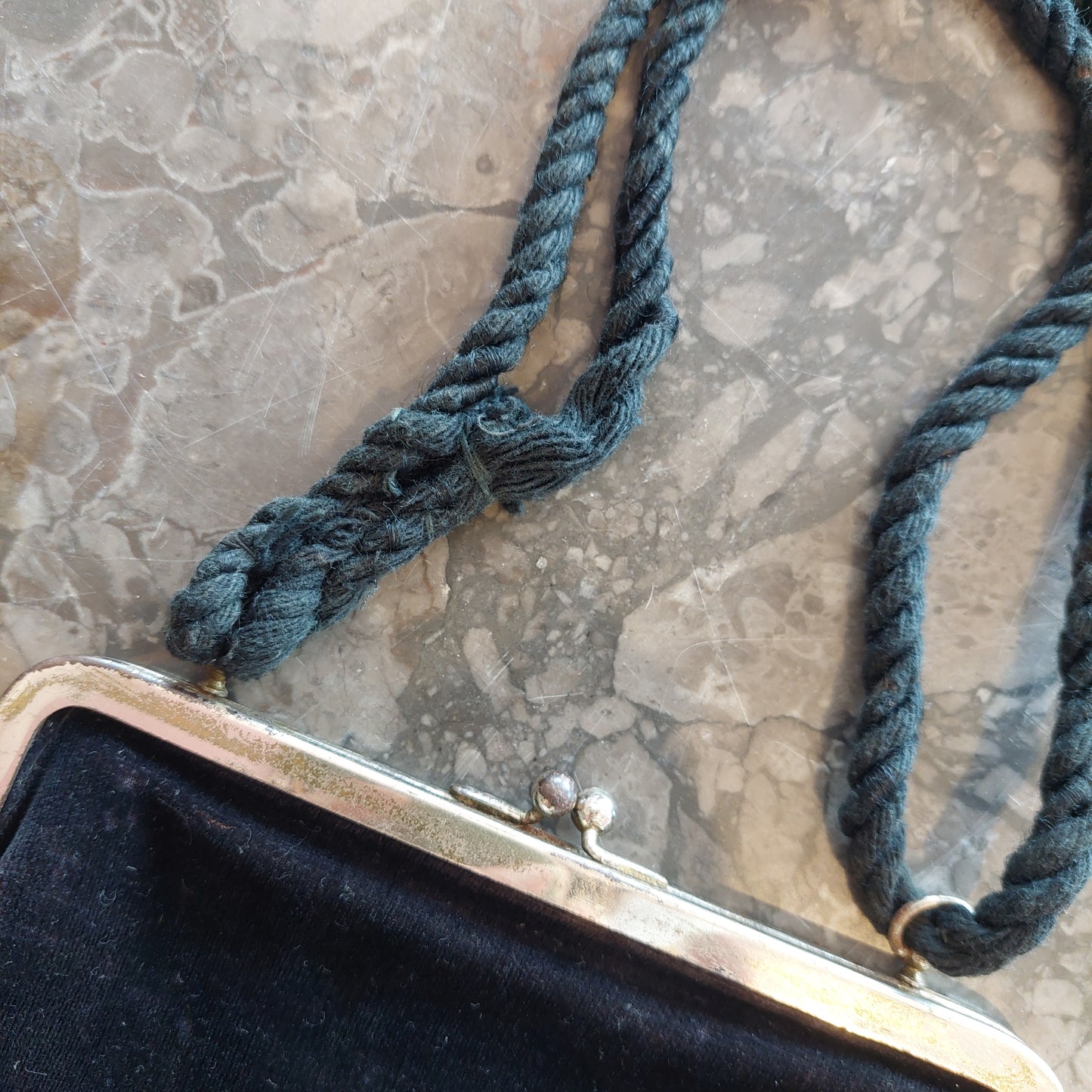 Borsettina* Vintage Velluto Nero