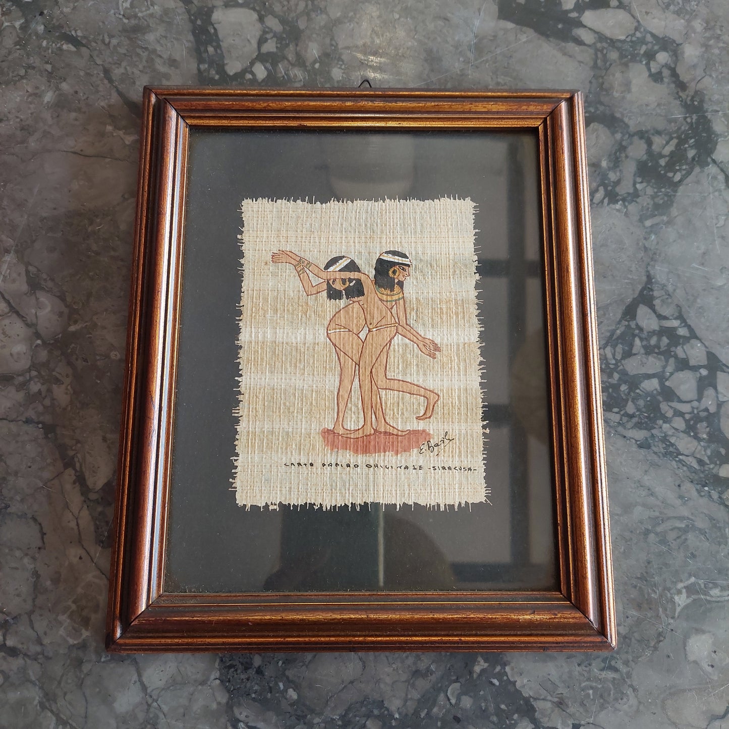 Quadretto Papiro Originale Siracusa Cm19x23