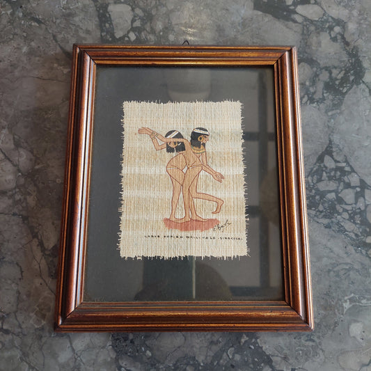 Quadretto Papiro Originale Siracusa Cm19x23