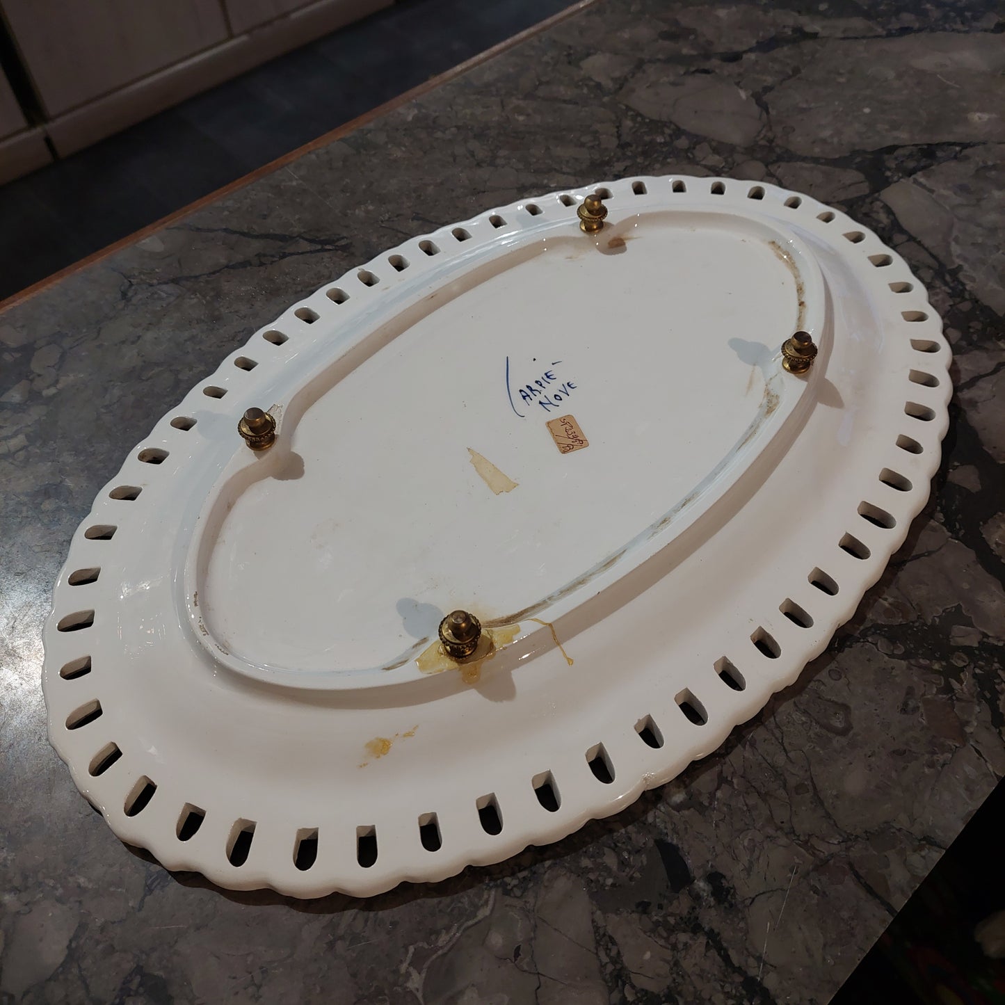 Centrotavola Art Nouveau Porc Carpie' Nove Bassano