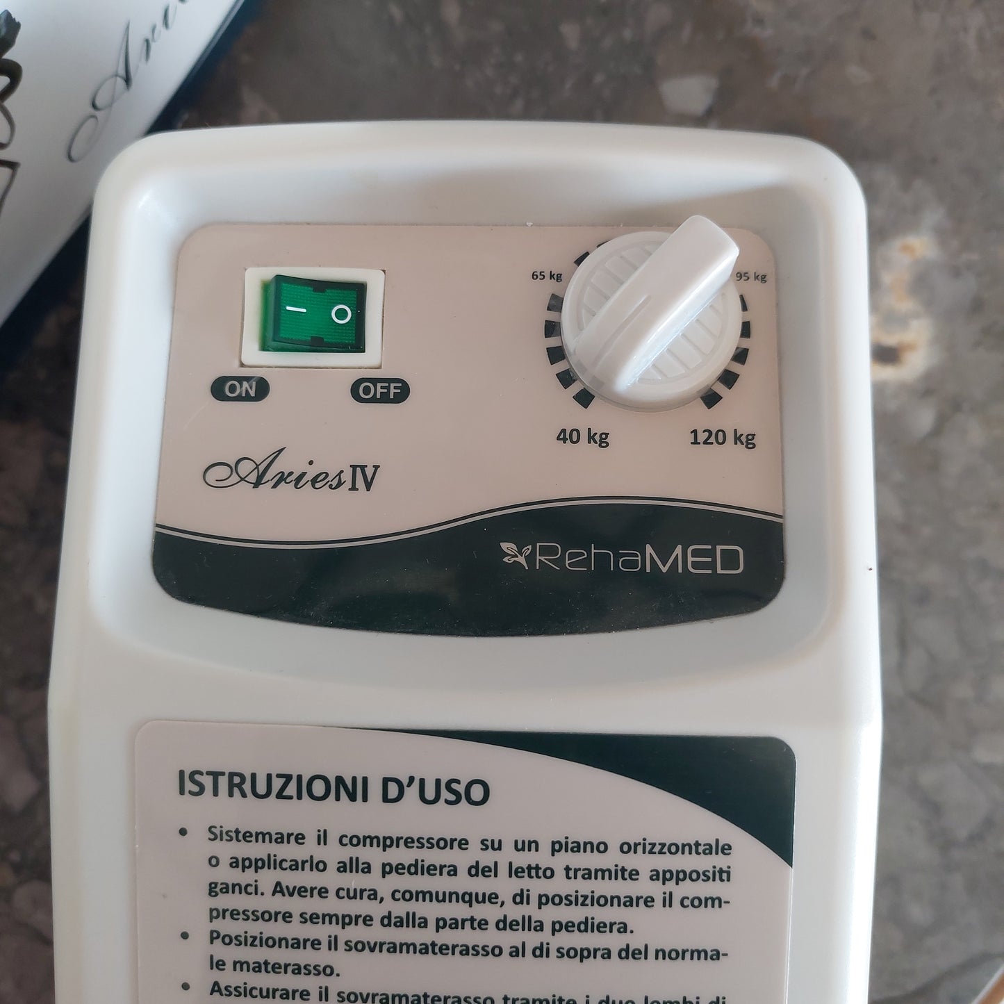 Materasso Antidecubito* +compressore Rehamed Aries Iv