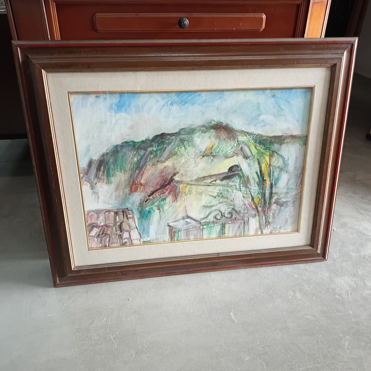 Q/ Paesaggio Siciliano Di Cucinotta '77 Cm91x71