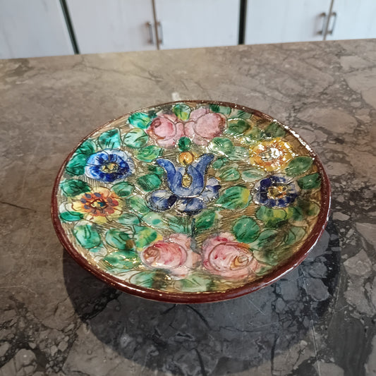 Piattino Ceramica Orlando Mariani - Castel Rigone