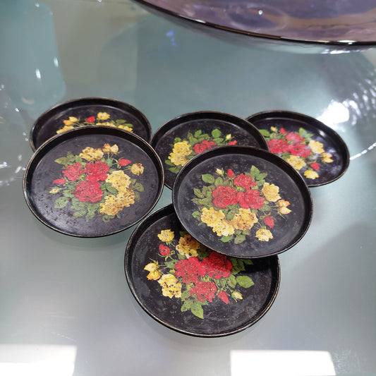Set/6 Sottobicchieri Latta Vintage