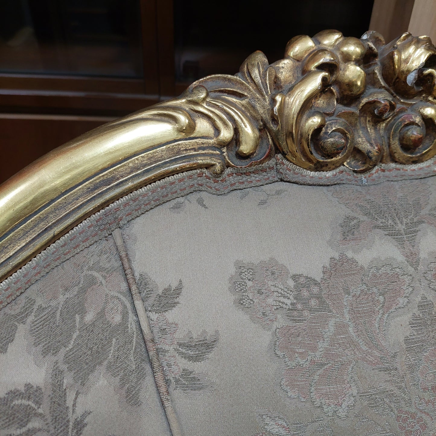 Poltrona* Legno Oro St. Francese