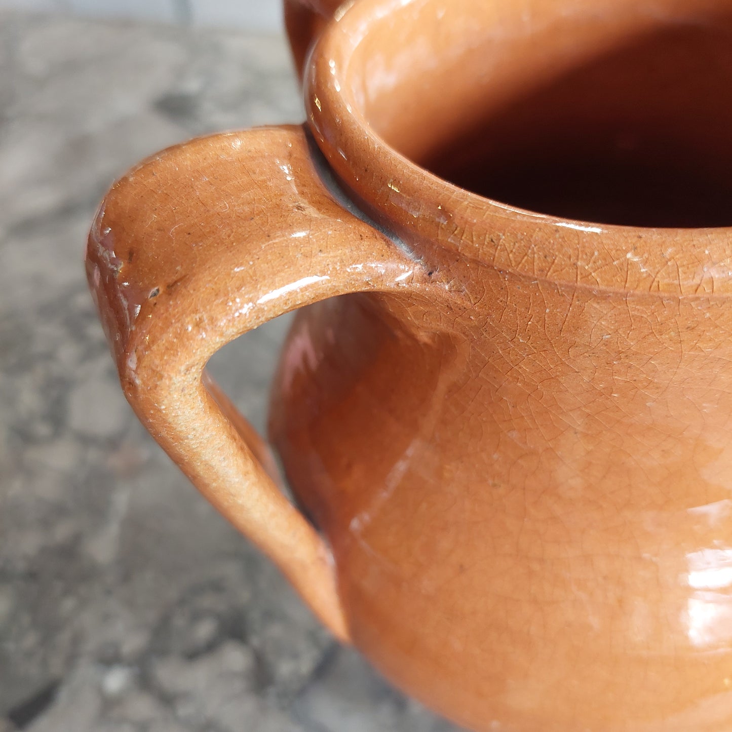 Anfora Terracotta Smaltata D13x17h