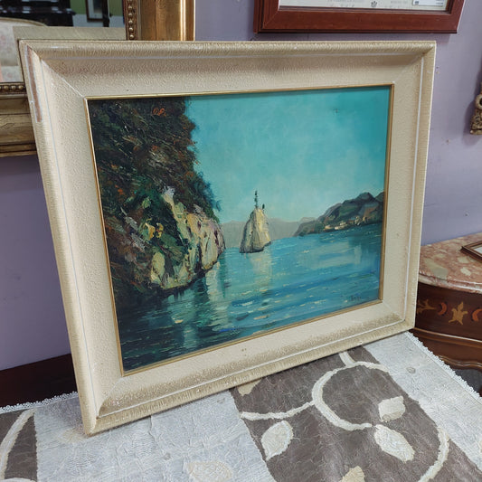 Quadro* Faraglioni Del Lario Lago Di Como