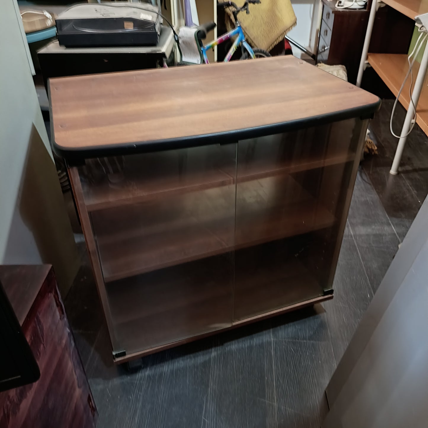 Carrello Porta Tv Ciatti 2/a Vetro Cm77x49x77h