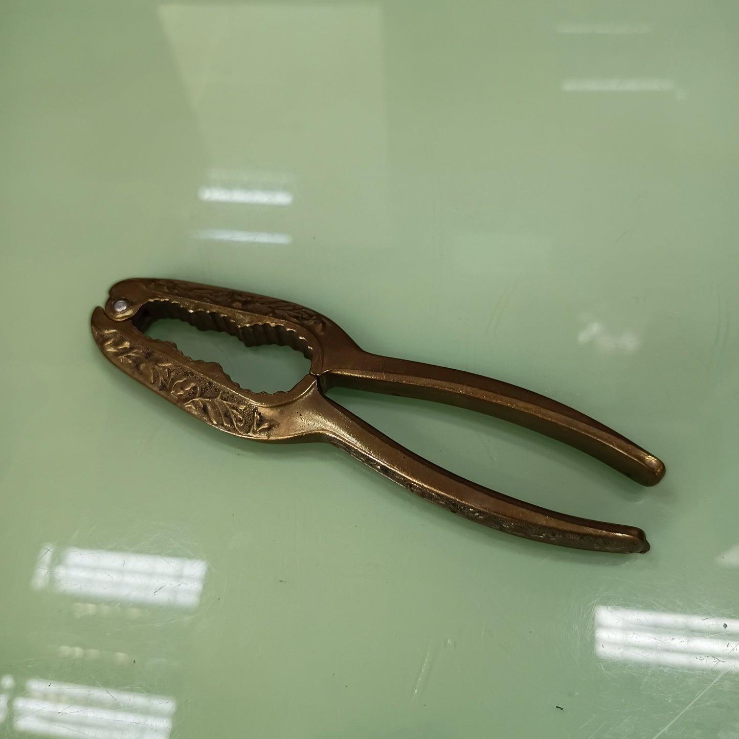 Schiaccianoci Vintage Ottone St. Art Nouveau
