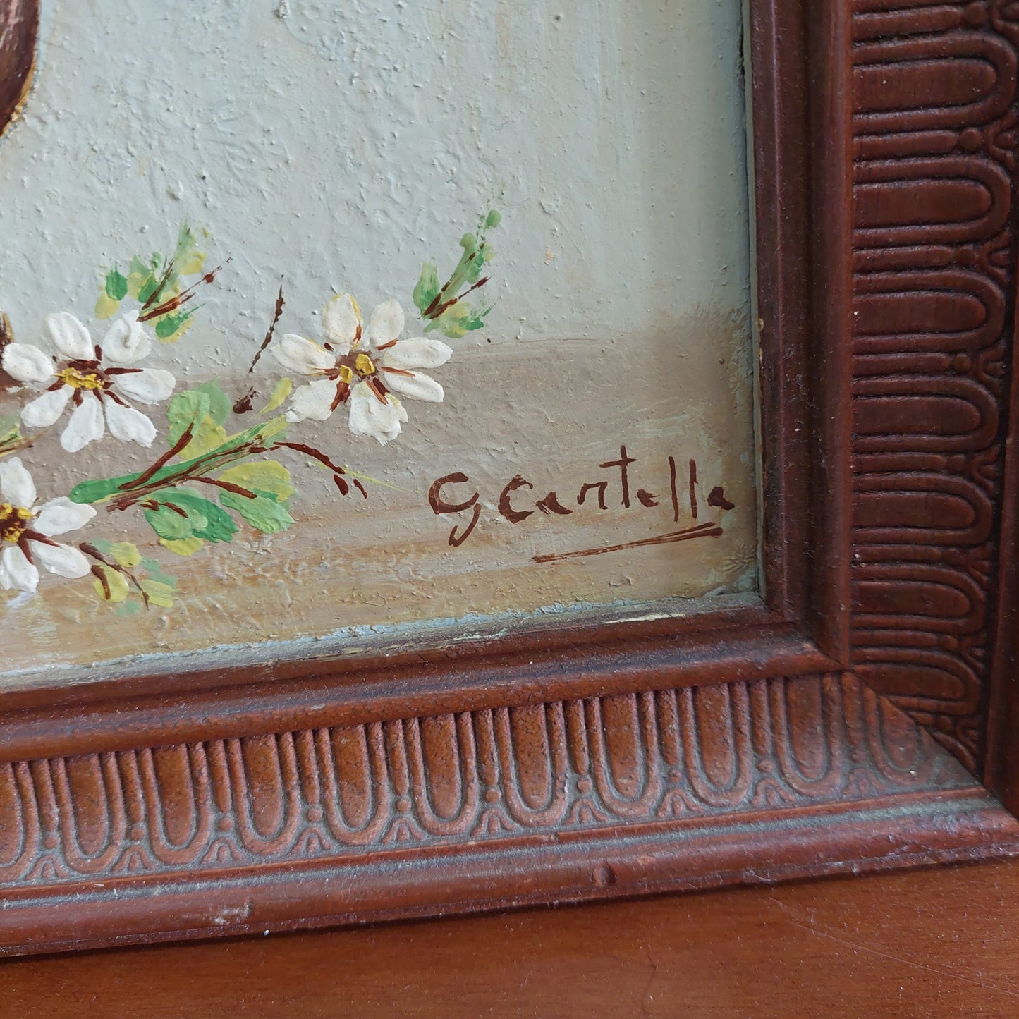 Q/fiori Olio Di Cartella Cm38x46