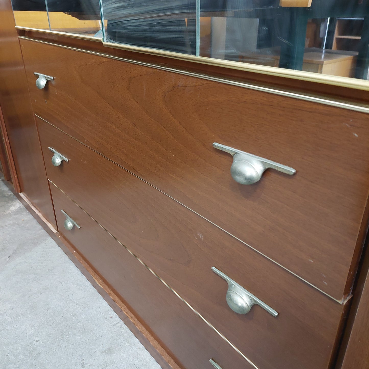 Armadio * Noce Anni 60 10/a 3/c Cm282x60x259h