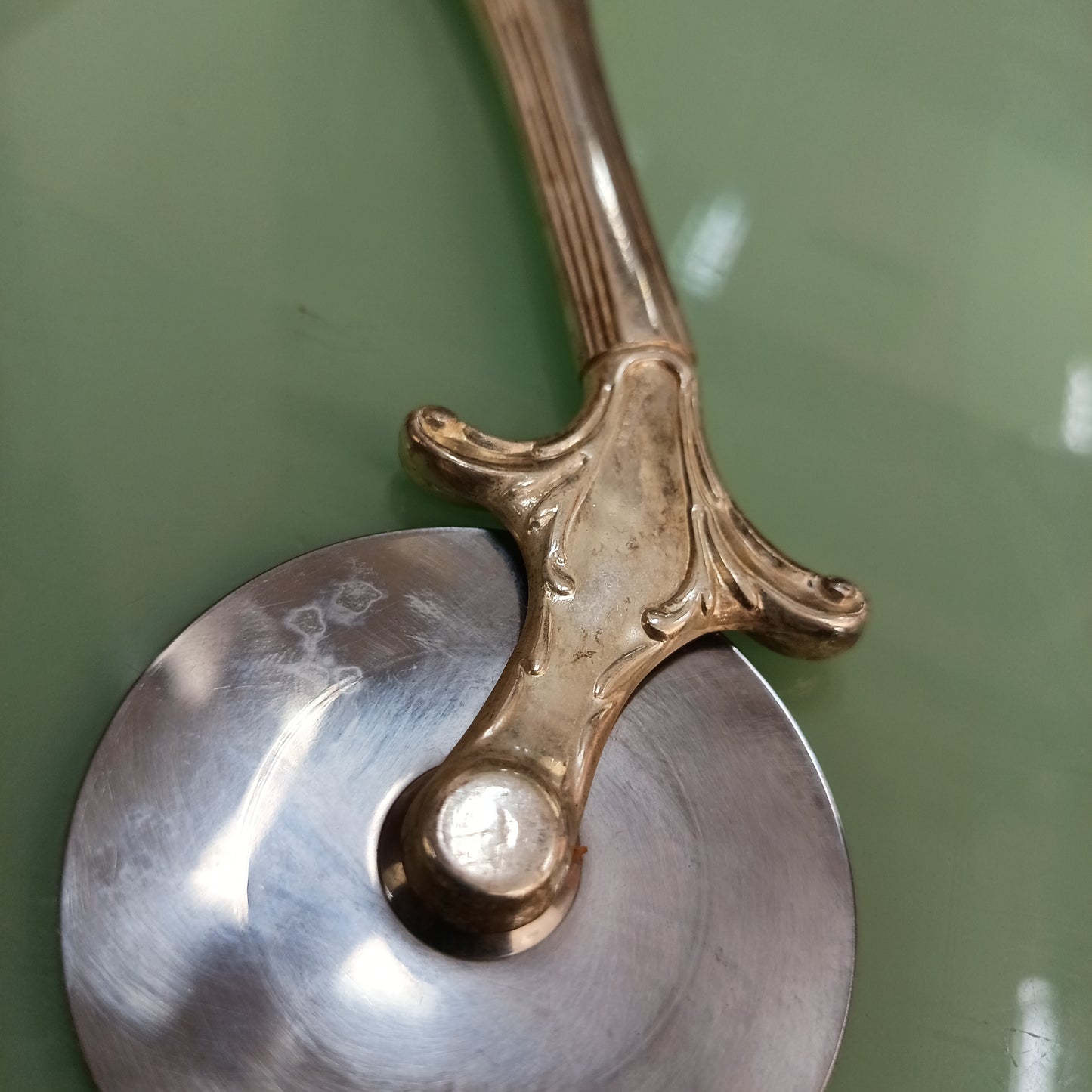 Rotella Tagliapizza Silverplated/acciaio