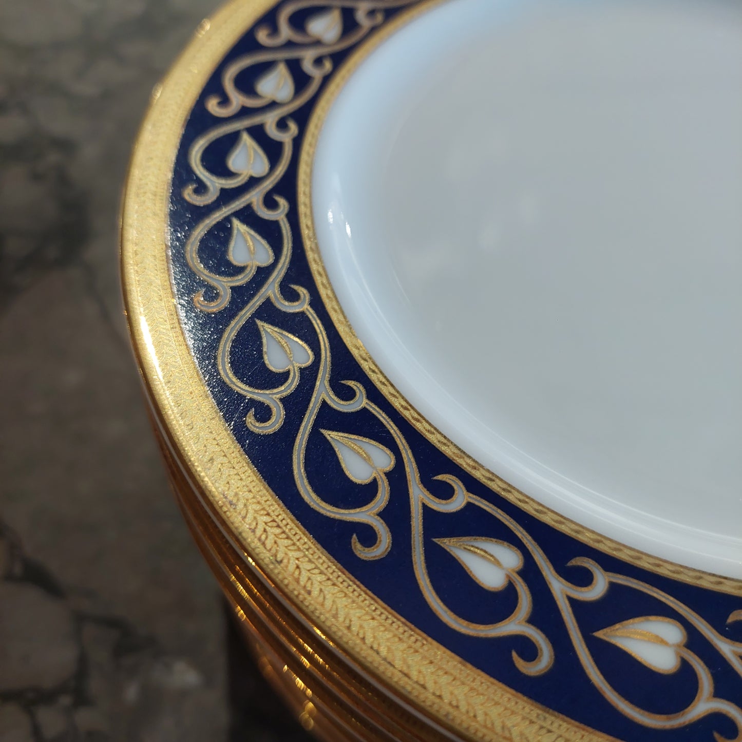 Set/12 Piattini Dolce Porcellana Konig