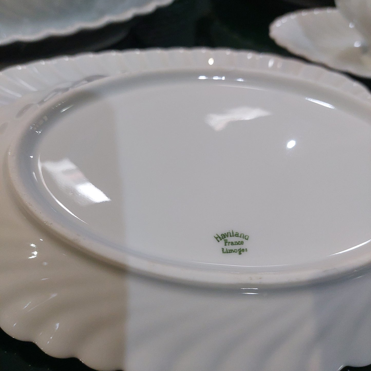 Servizio Piatti Porcellana* Bianca Haviland France Limoges