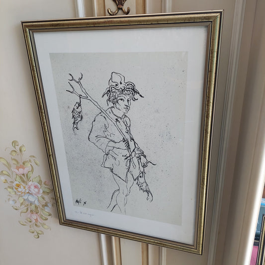 Quadro Litografia Corrado Cagli "il Mio Segno"
