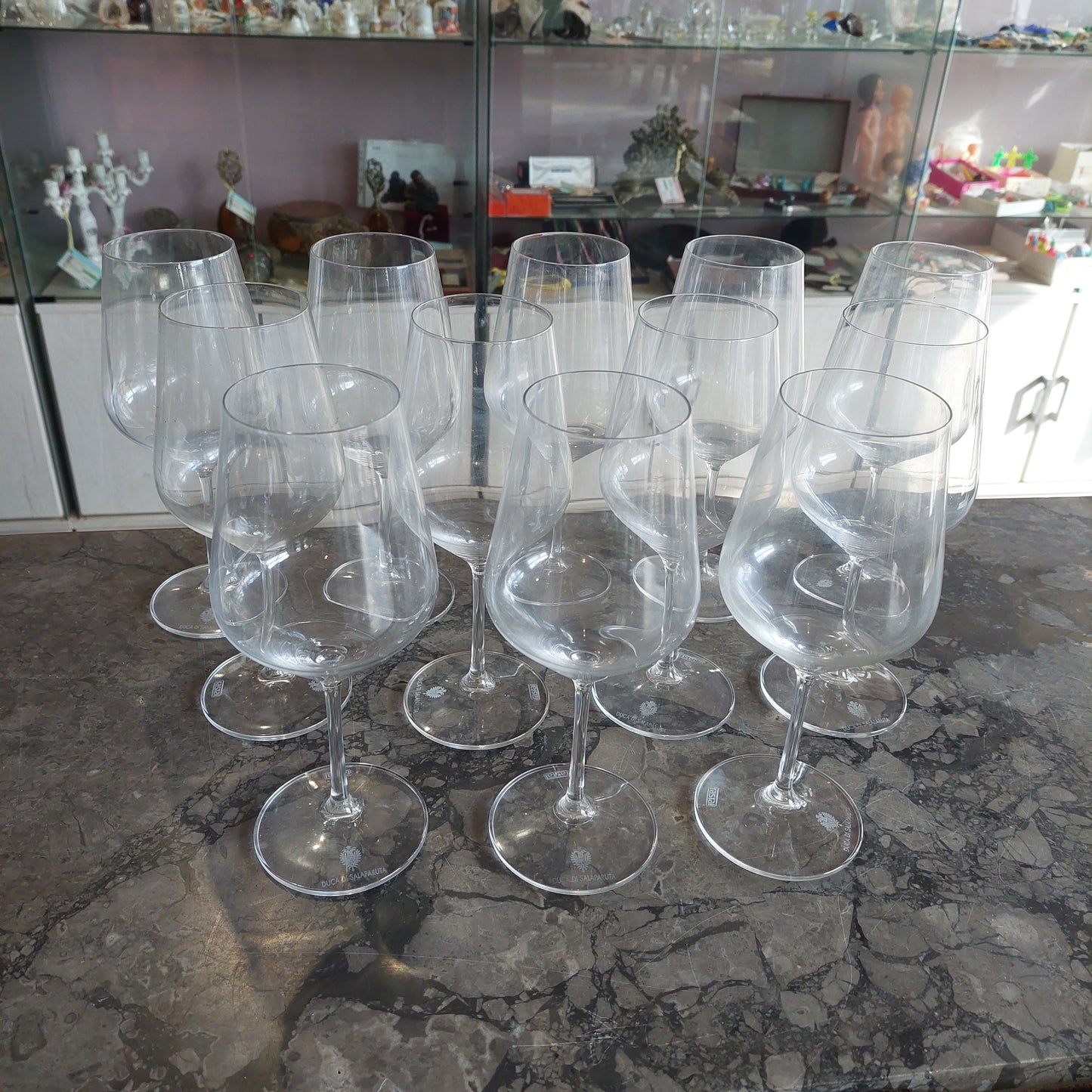 Set/12 Calici Vino Cristallo Rastal Duca Di Salaparuta