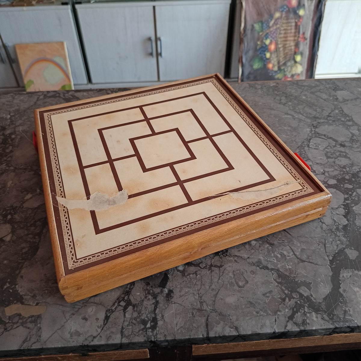 Scacchiera Dama Legno