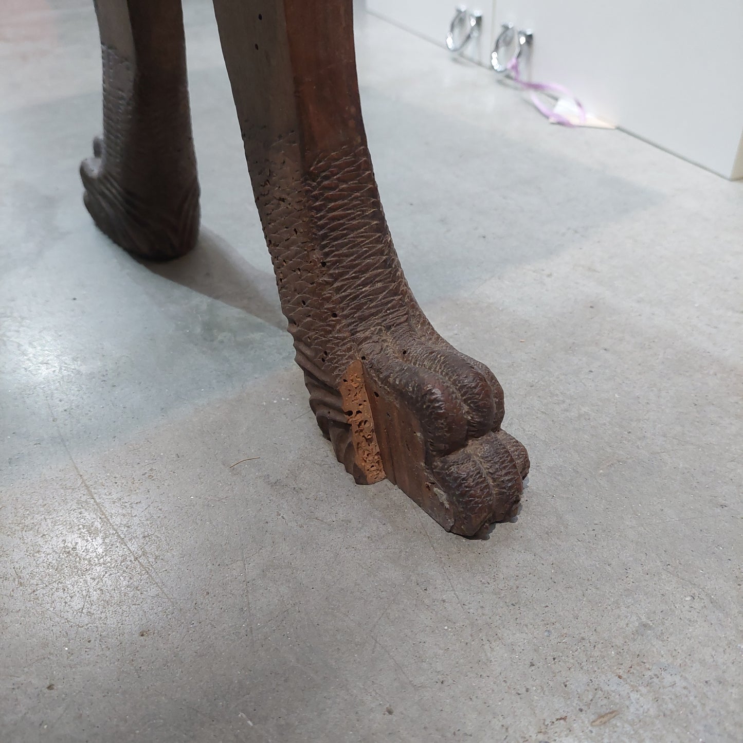 Tavolino Legno Zampa Di Leone