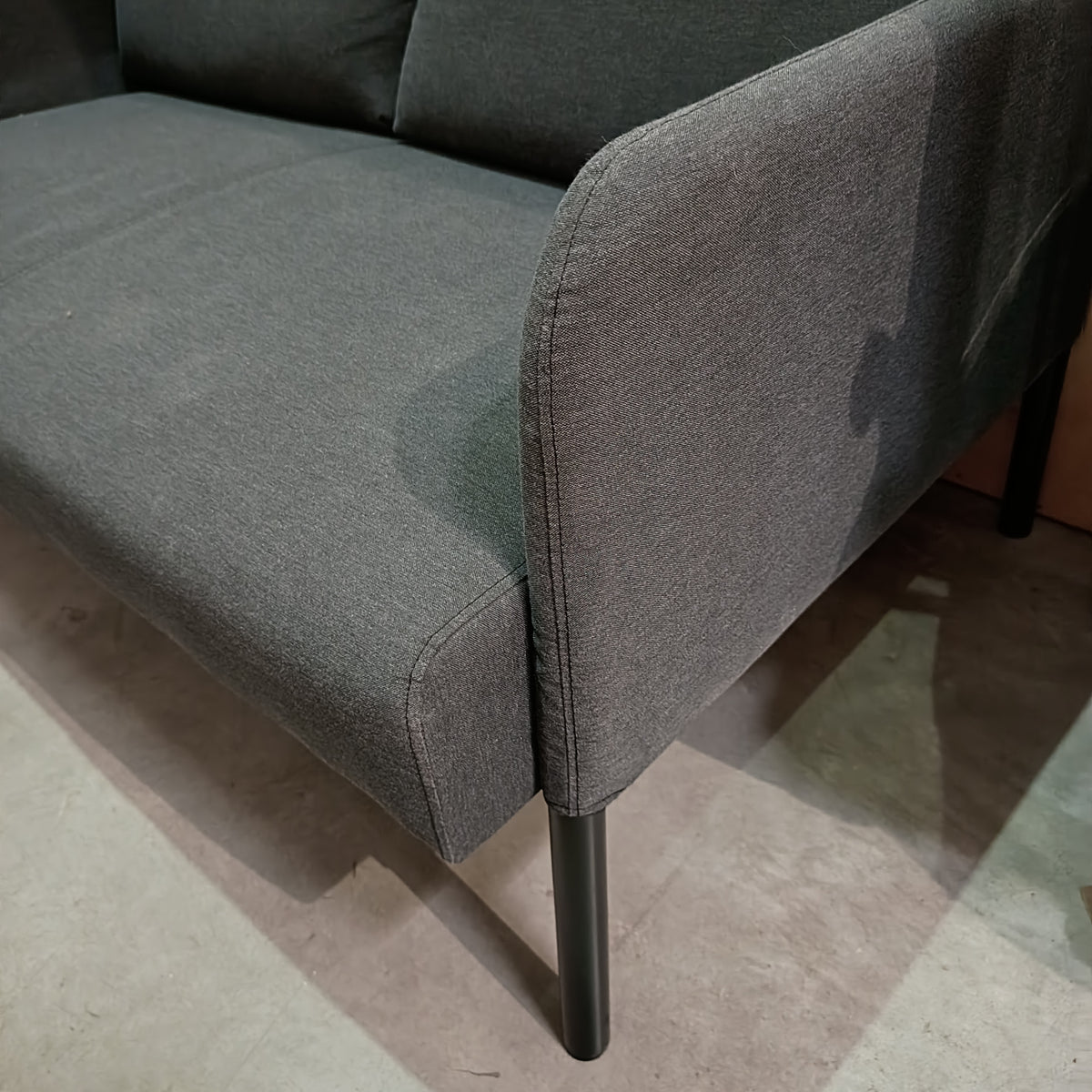 Divanetto 2 Posti Grigio Cm120x80x70h