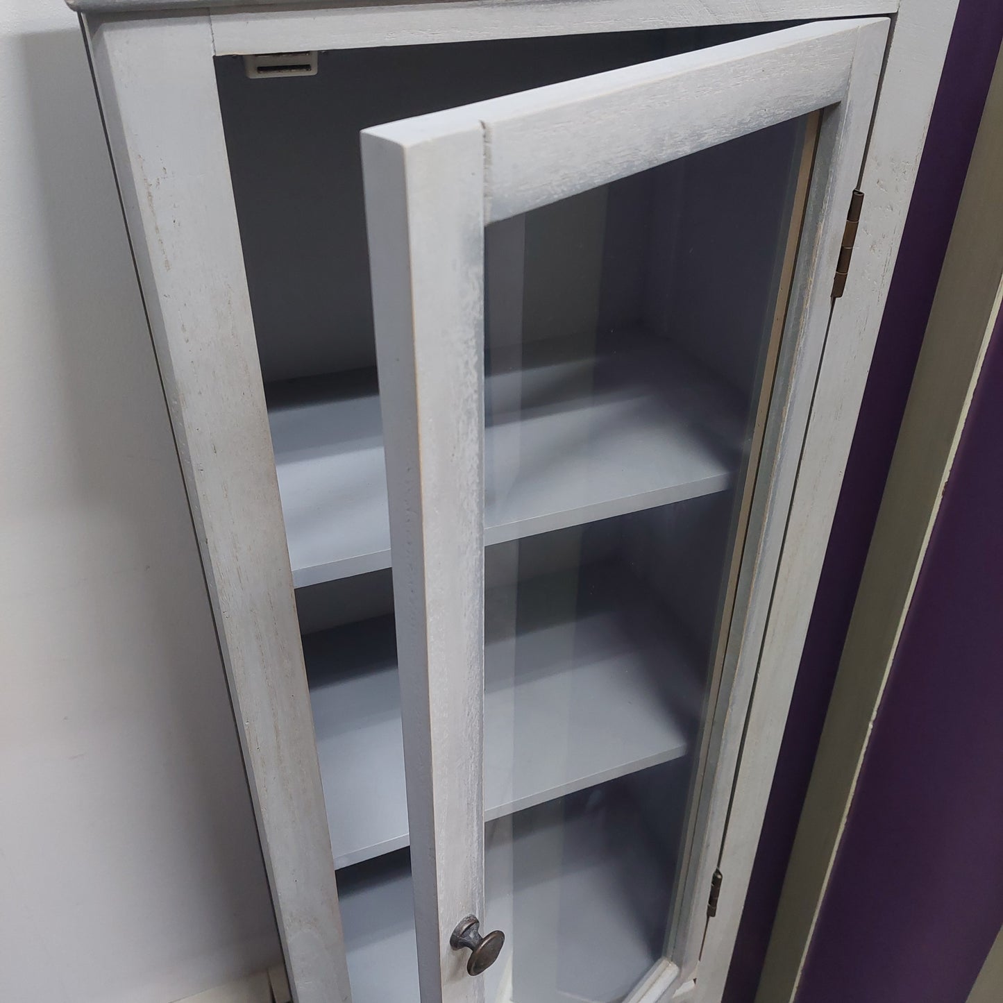 Vetrinetta 1 Anta 3 Cassetti Cm43x27x148h