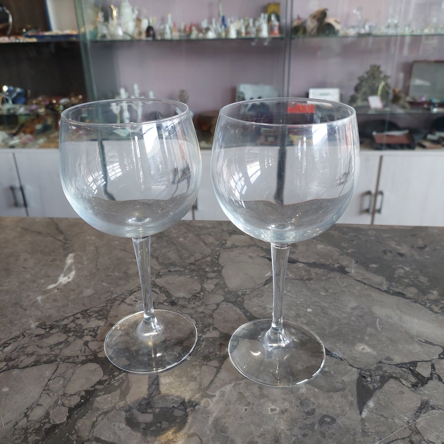 Coppia Calici Vino Cristallo