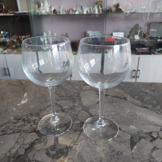 Coppia Calici Vino Cristallo