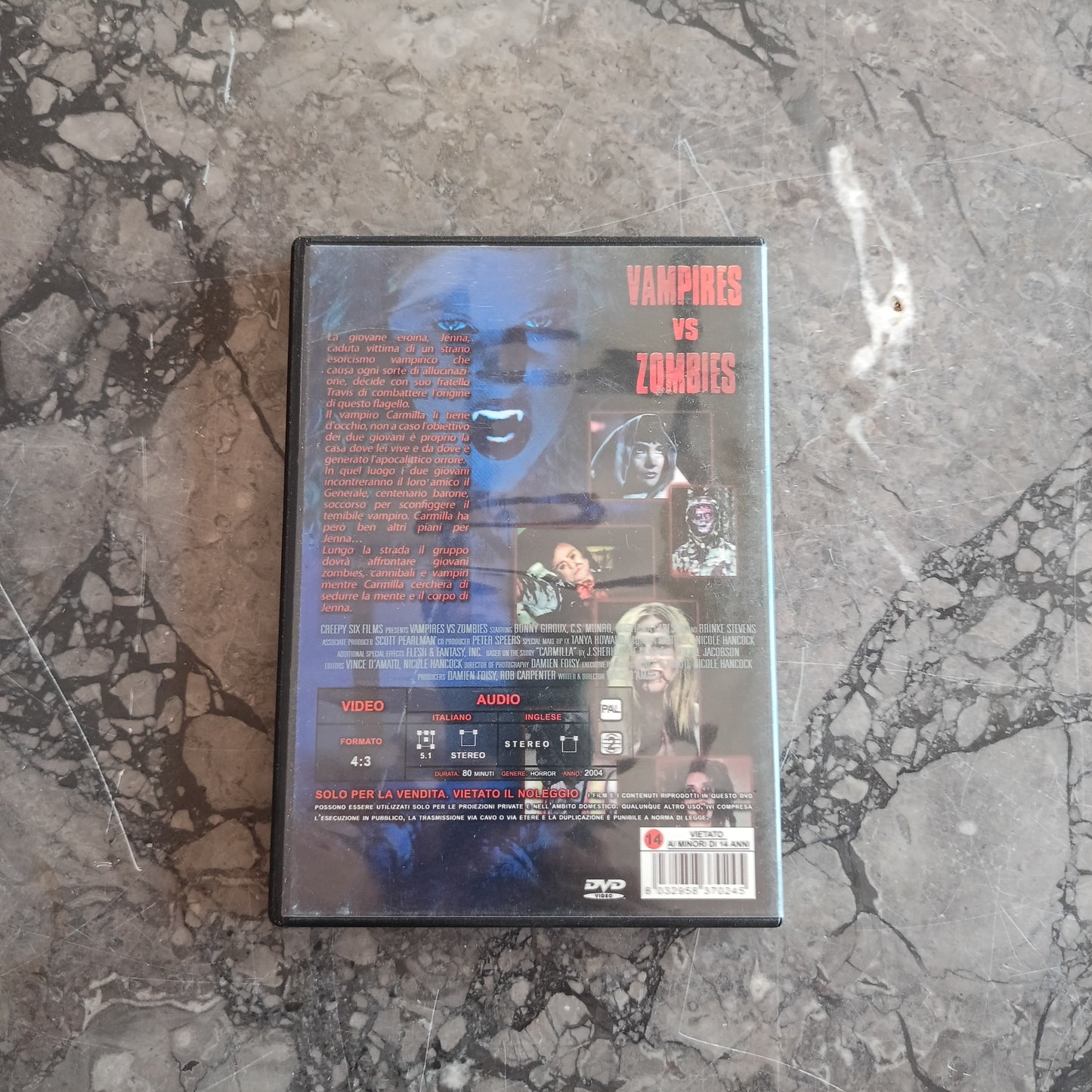 Dvd/vampires Vs Zombies