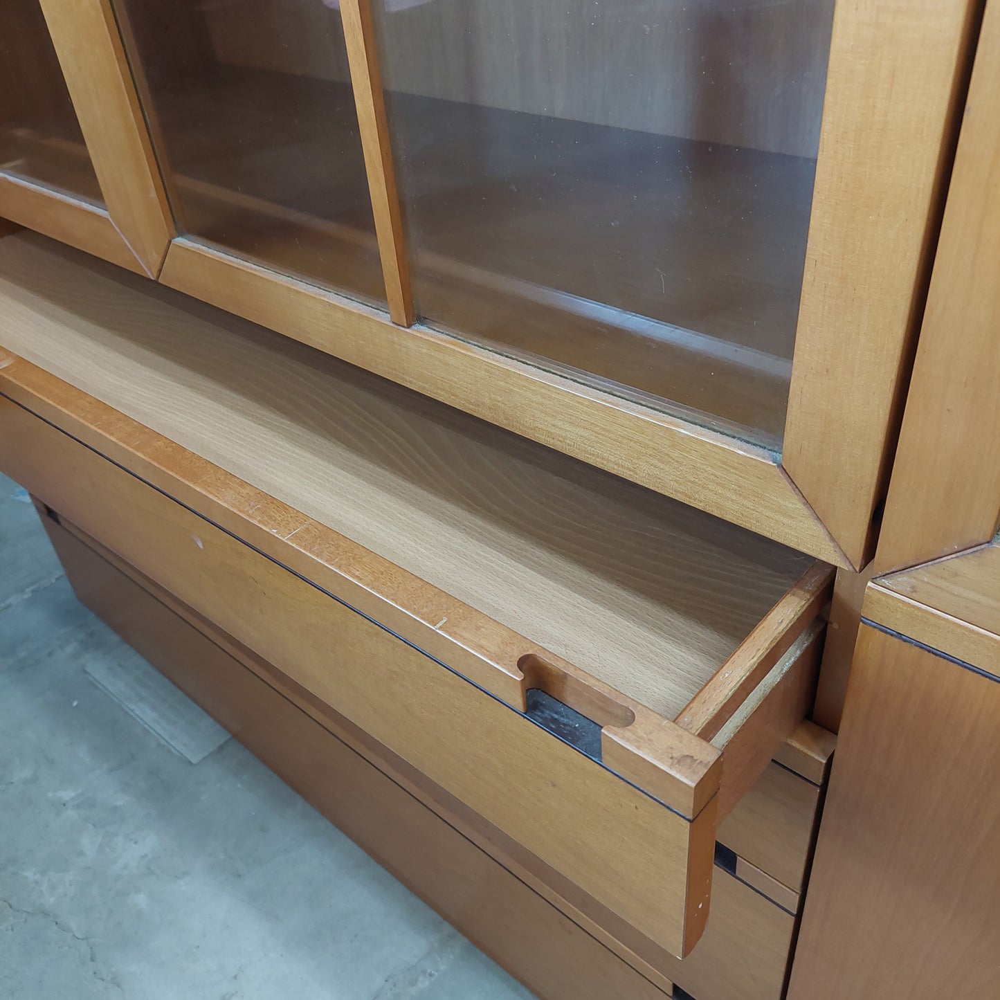 Parete Soggiorno Noce * Cm270x45x137h
