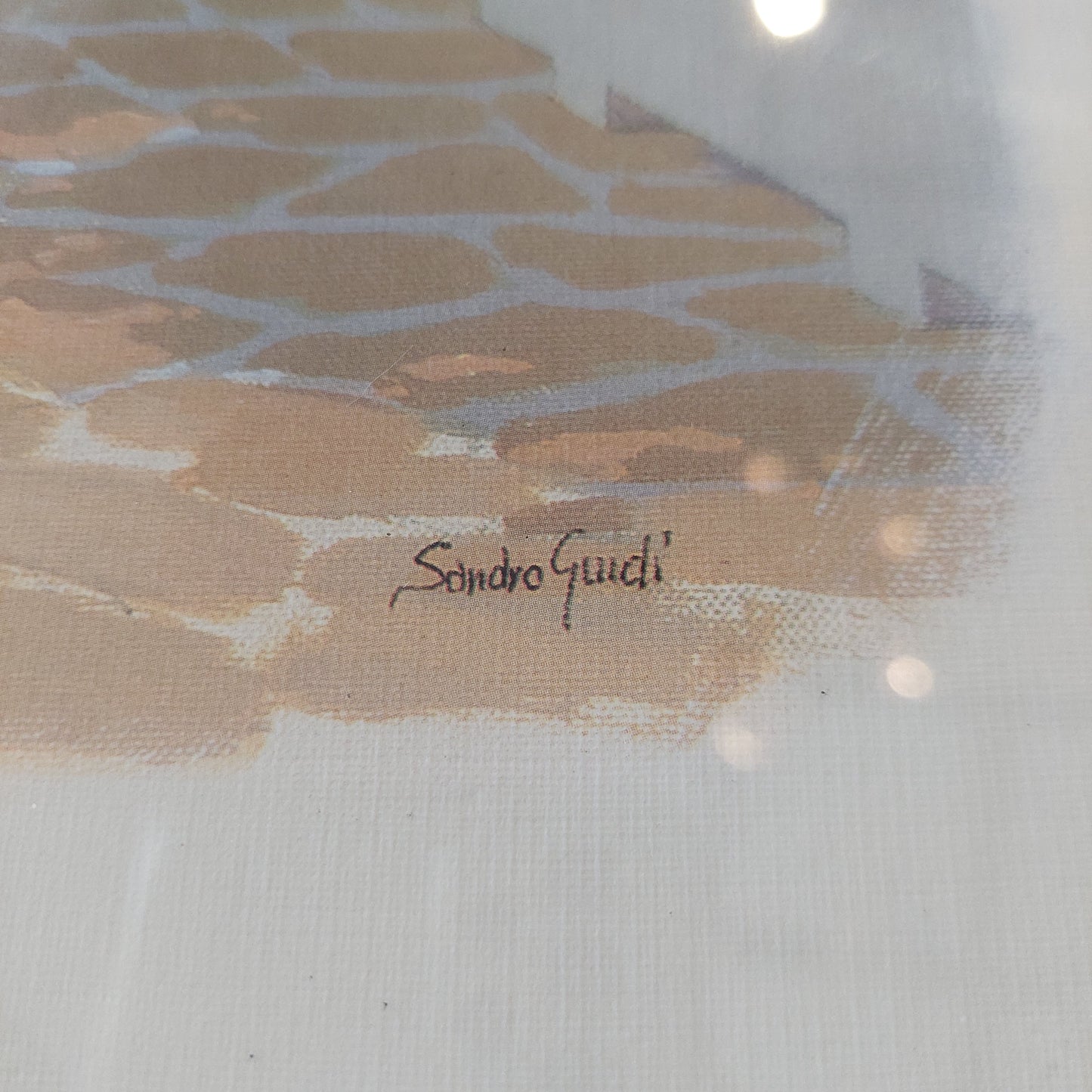Quadro Stampa Serie "balconi" Di Sandro Guidi Cm37x52