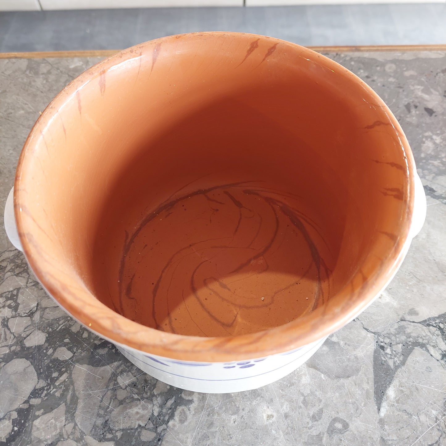 Coppia Tegami Terracotta Smaltata Levanceramica Terlizzi