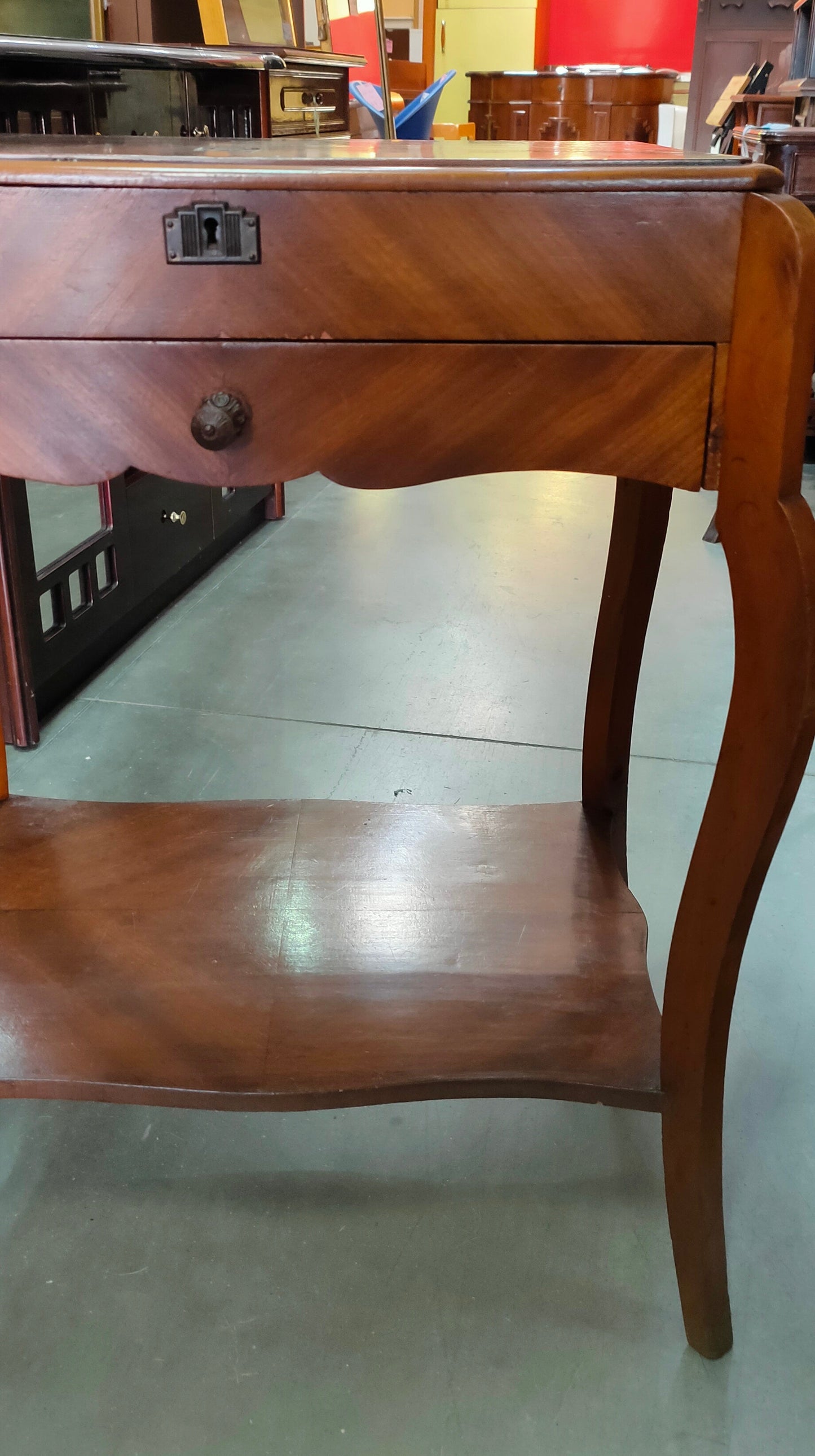 Tavolino Antico Portalavoro Cm65x48x74h