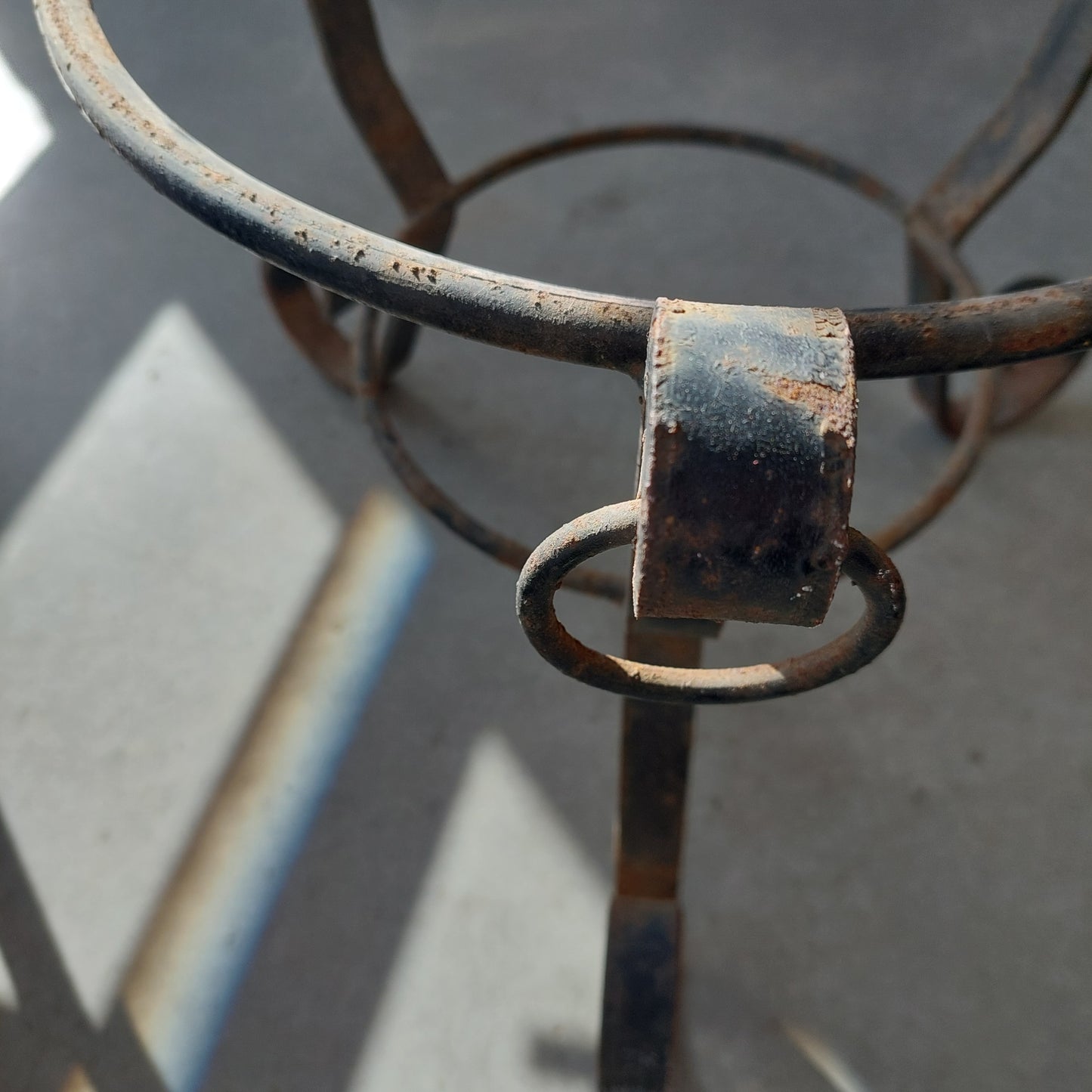 Portapiante* Ferro Battuto D44x36h