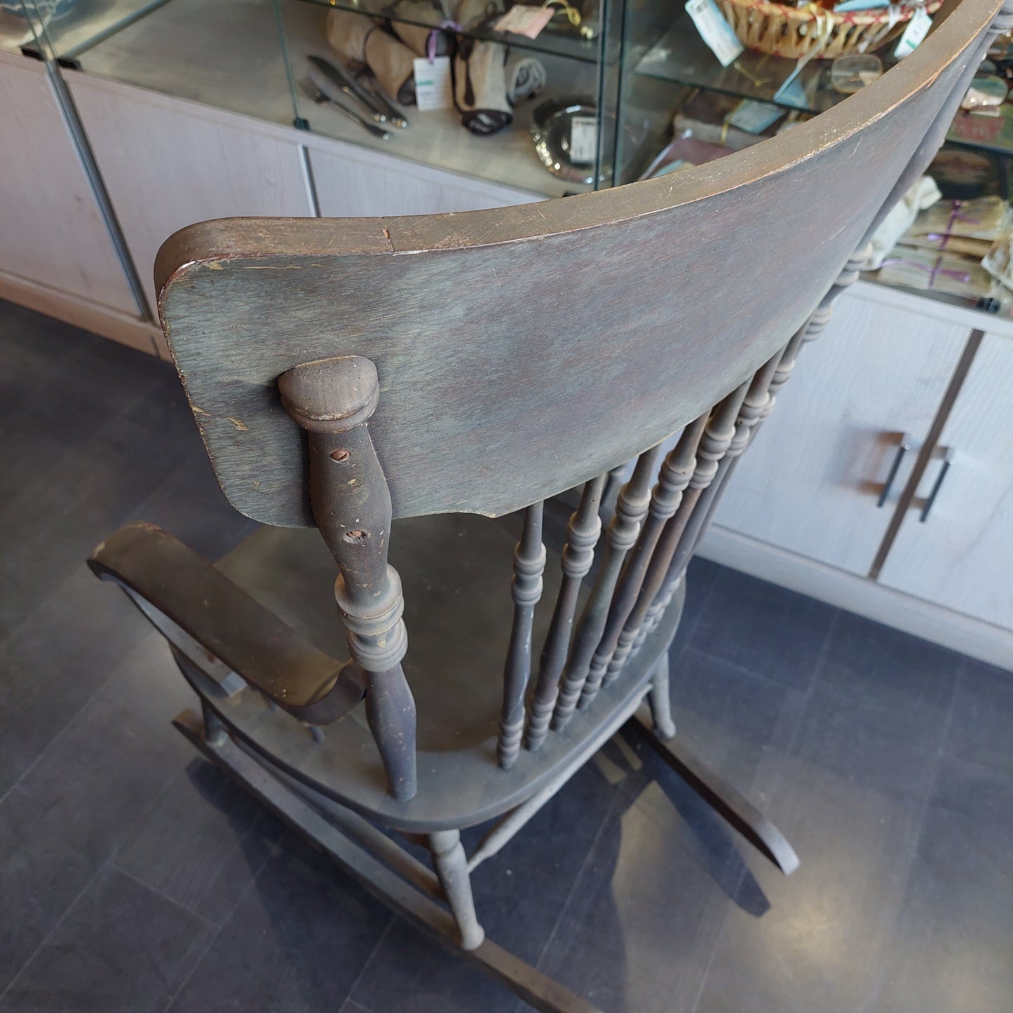 Sedia* A Dondolo Legno