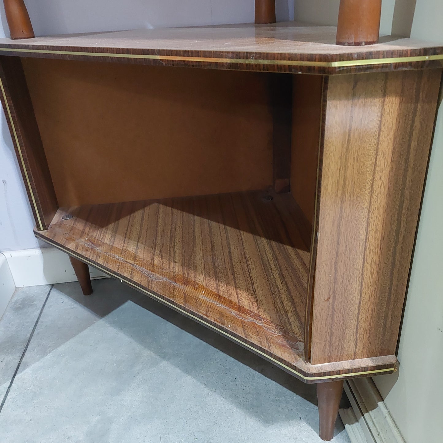 Angoliera Formica Anni '60 Cm25x25x77h