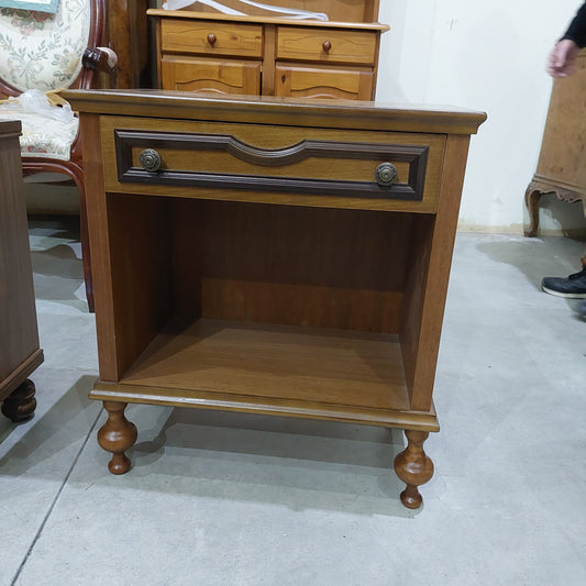 Comodino Legno Noce 1/c Cm54x29x61h