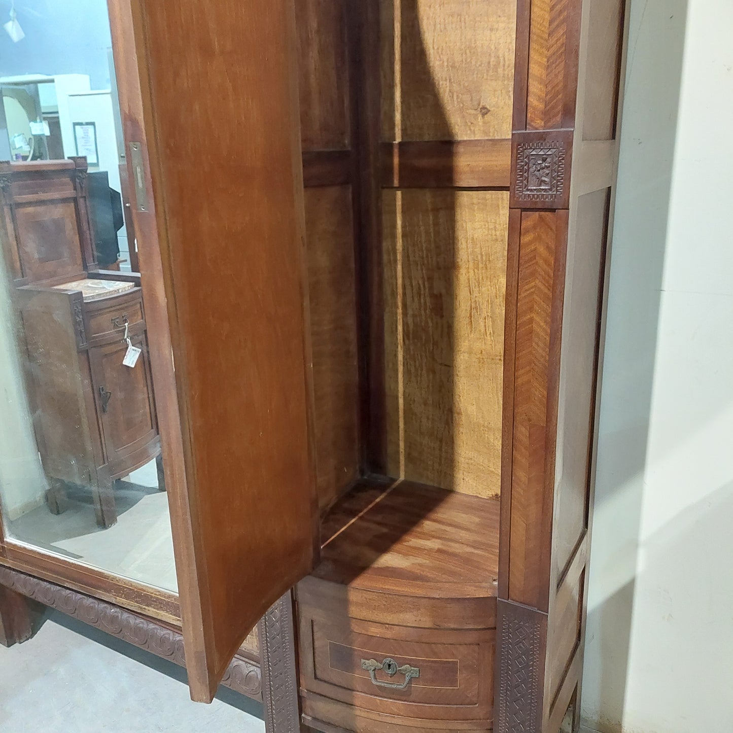 Armadio* Stile Liberty Siciliano Cm223x51x247h