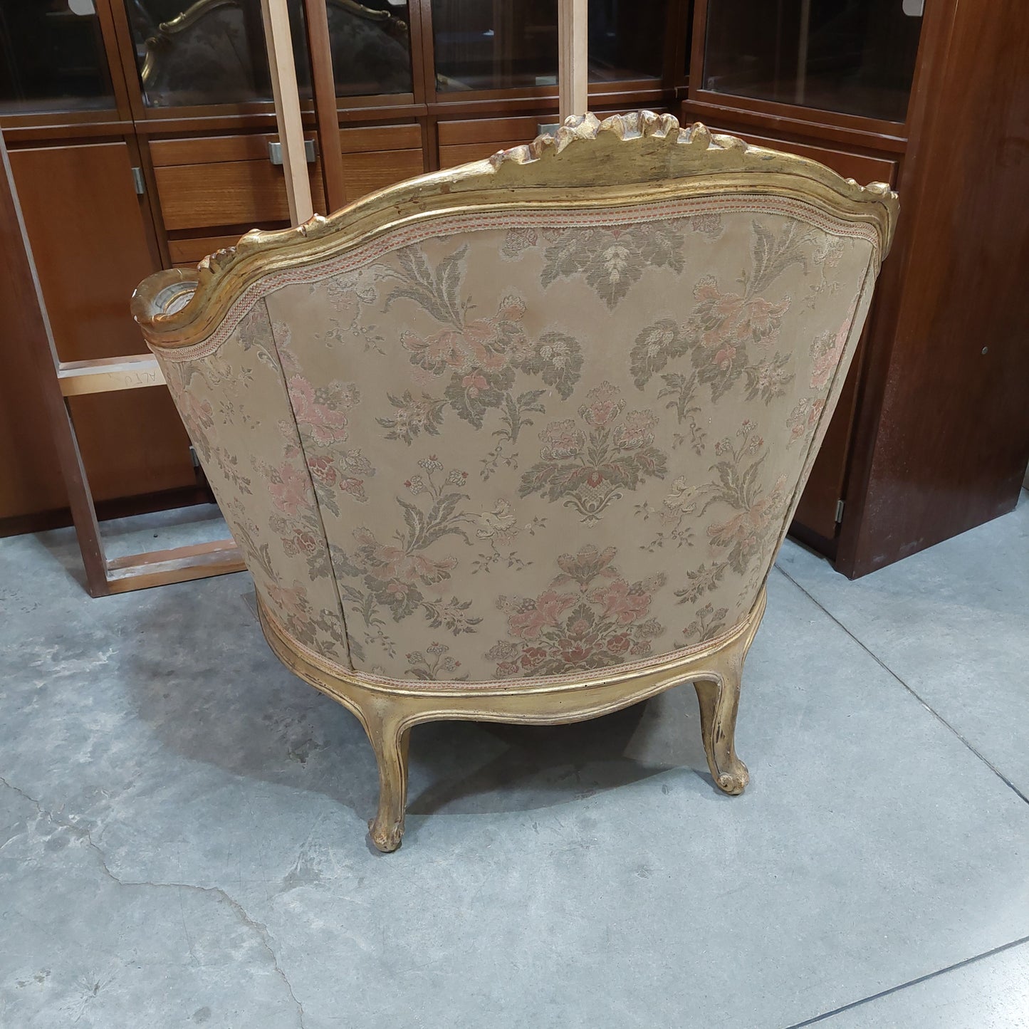 Poltrona* Legno Oro St. Francese