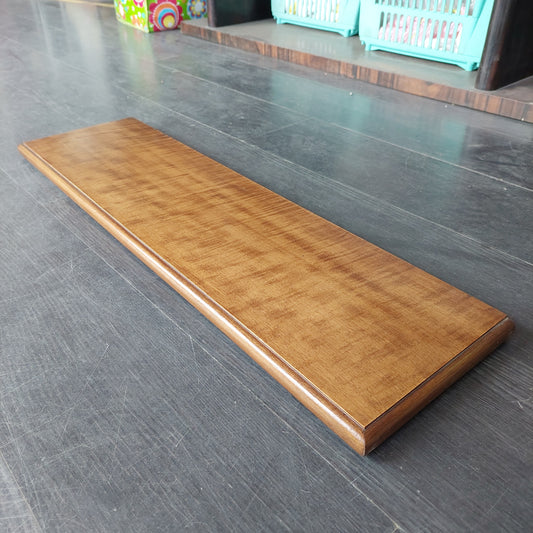 Mensola In Legno Color Noce Cm80x21x3