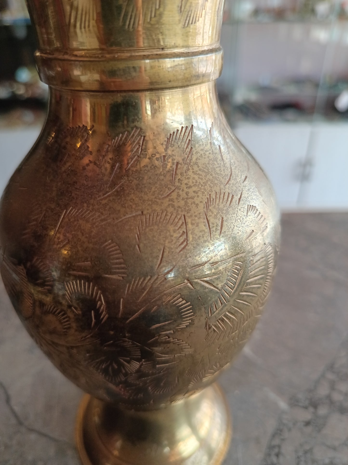 Vaso Indiano Ottone Vintage