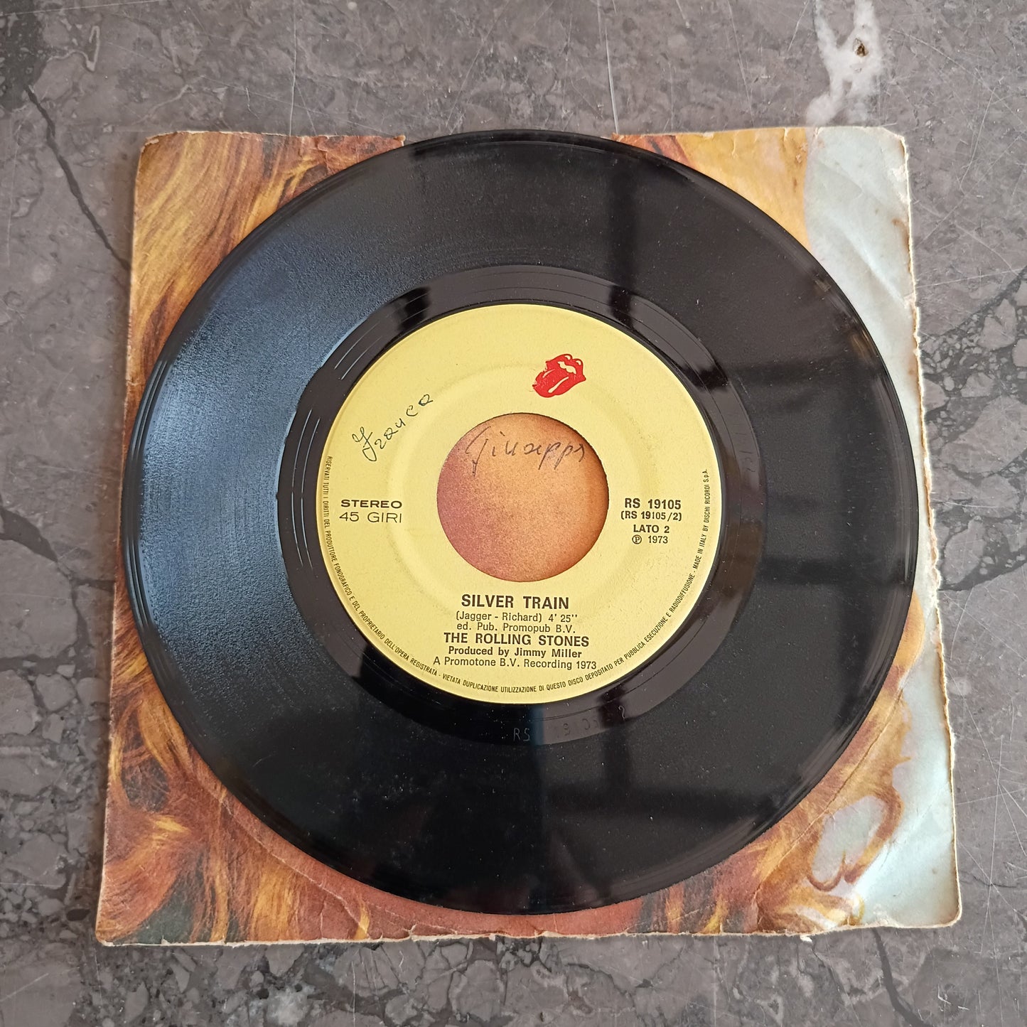 V/angie/silver Train - The Rolling Stones (45 Giri)*