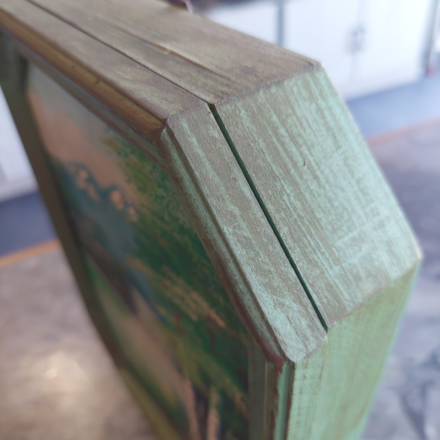 Portachiavi Da Parete Legno Dipinto