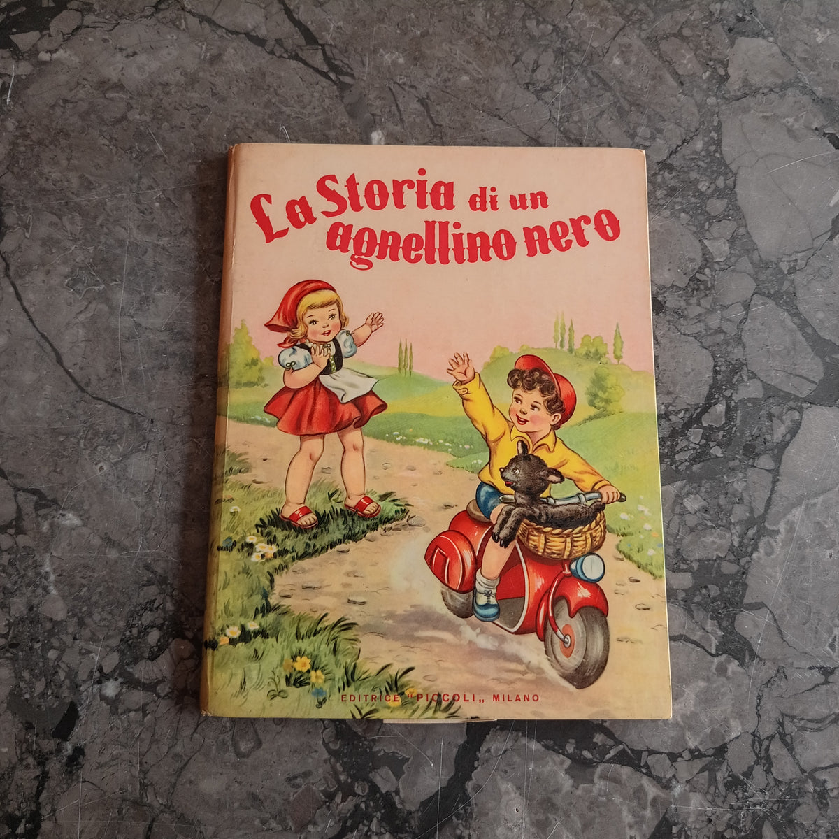 L/la Storia Di Un Agnellino Nero (vintage Per L'infanzia)