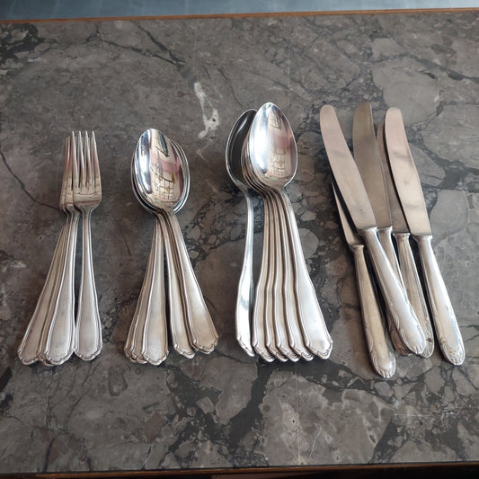 Set/22 Posate Assortite Servizio Vintage