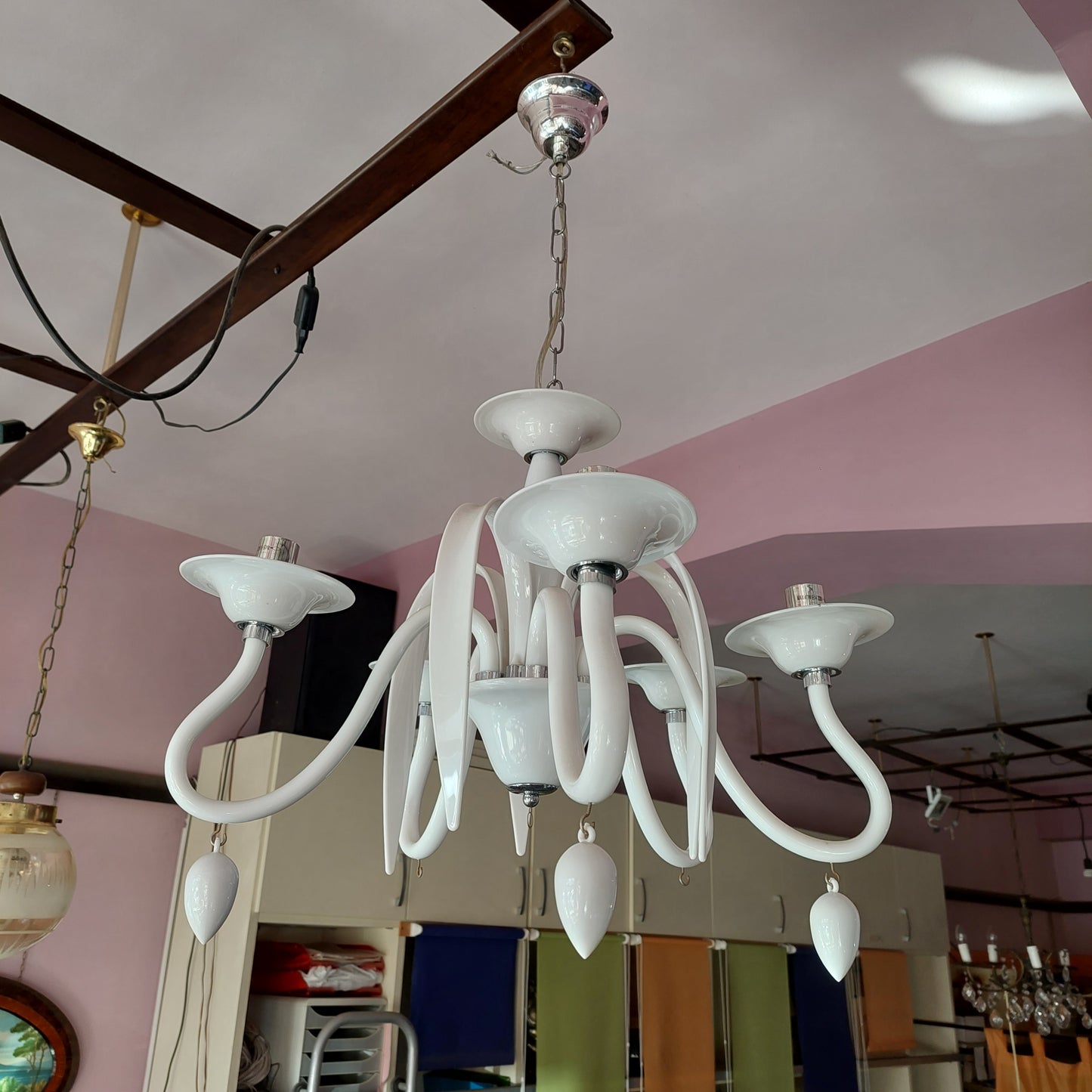 Lampadario Bianco 5/luci